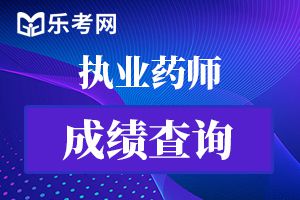 2020年执业西药师考试成绩查询时间